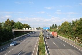 highway traffic in Germany