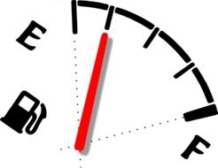 fuel meter drawing
