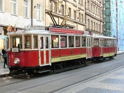 handsome tram prague