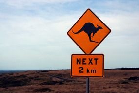 street sign warning