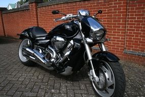 beautiful new motorcycle
