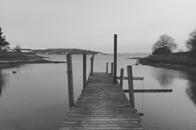 photo of bridge on a water