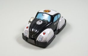 model of a vintage car volkswagen beetle