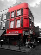 handsome london on a monochrome picture