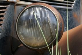 lamp of the Old car