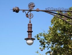 Vintage Wrought iron lamp