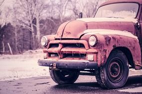 rusty classic truck