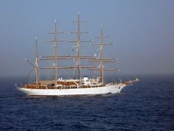 sailing ship in the ocean
