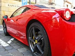 racing car ferrari in Brno