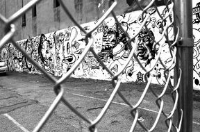 graffiti and wire