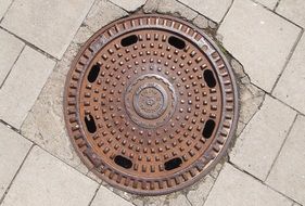 Metal manhole cover