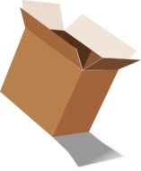 Empty carton box
