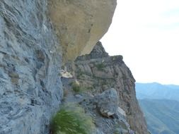 narrow alpine trail