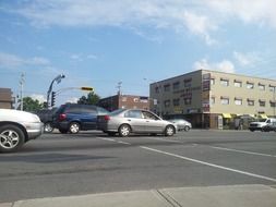 road traffic, cars on street