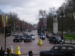 cars on the streets of london