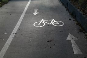 marking bike path