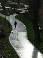 pedestrian road cycle