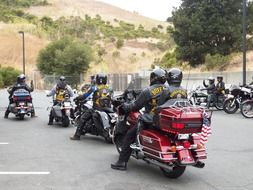 picture of the buffalo soldier bikers