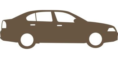 Sedan silhouette clipart