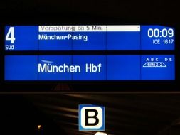 departure times munchen-pasing 00:09 ict 16:17 Munchen HBf