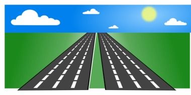 highway drawing