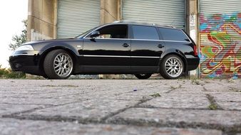 black vw passat