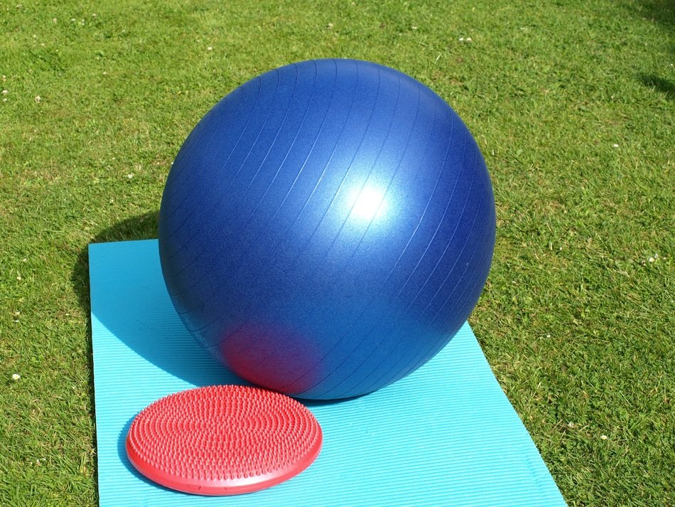 blue Ball for exercises
