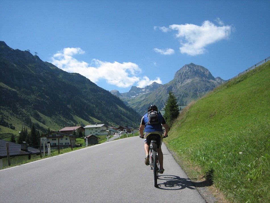 cycling the transalp route alone