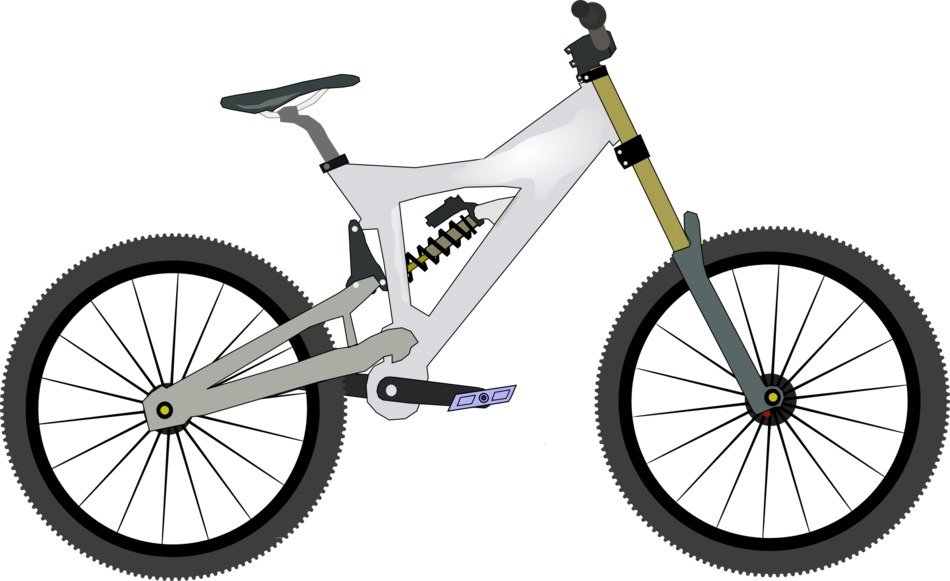 children bike on a white background