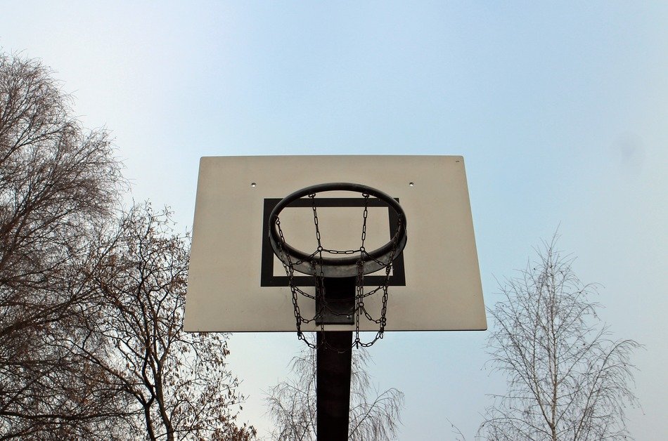 basketball basket on the street