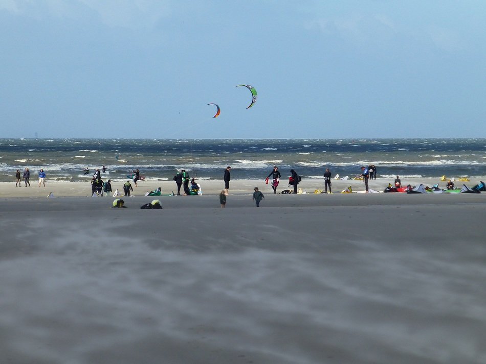 kiters north sea