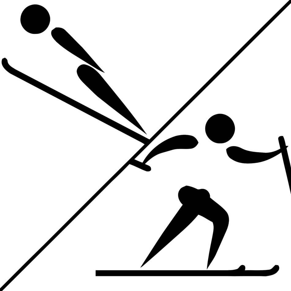 snowboarding nordic drawing