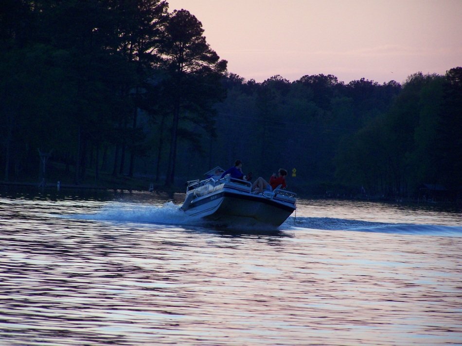 boat on lake