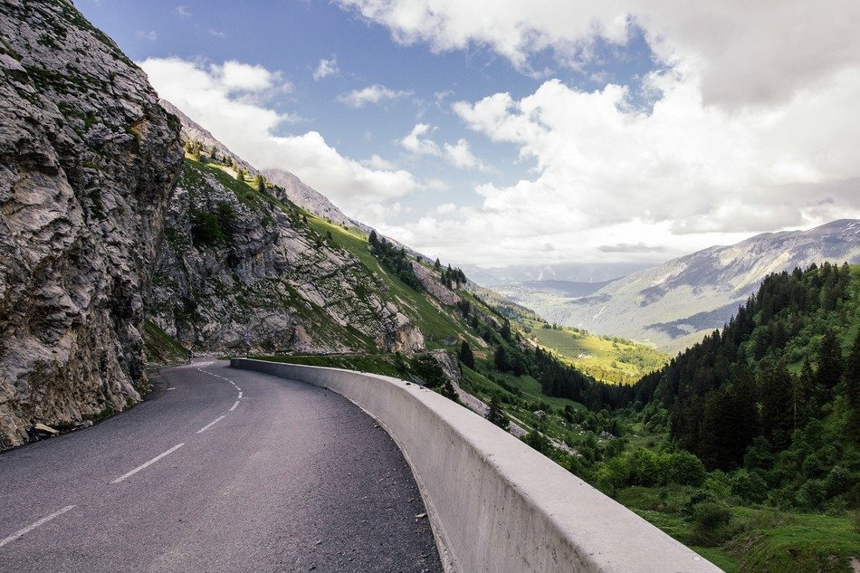 mountains drive