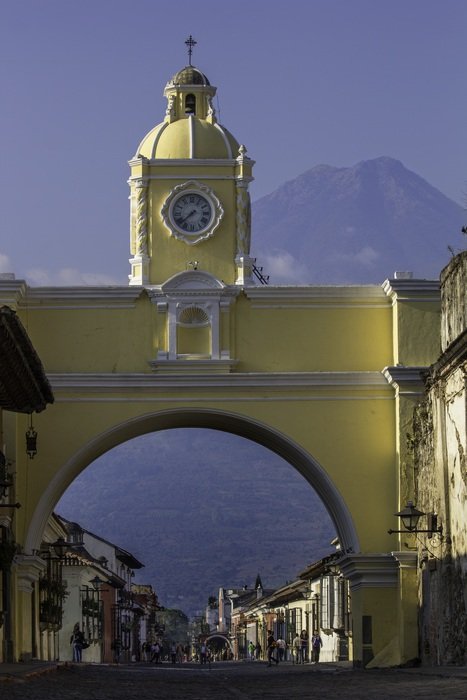 walk the streets of the city in Guatemala