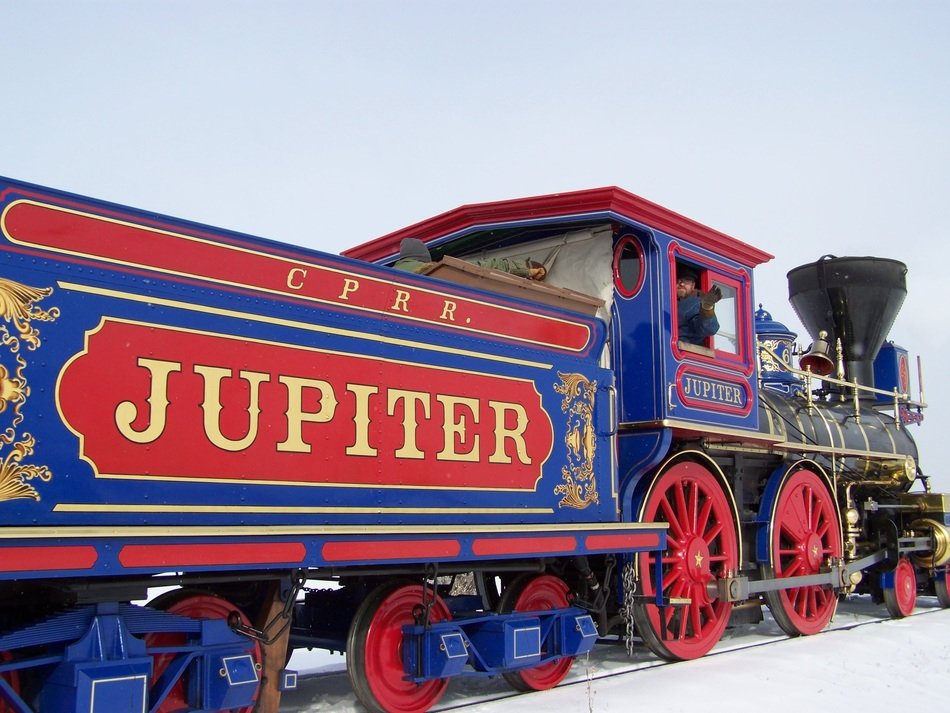 jupiter retro steam locomotive