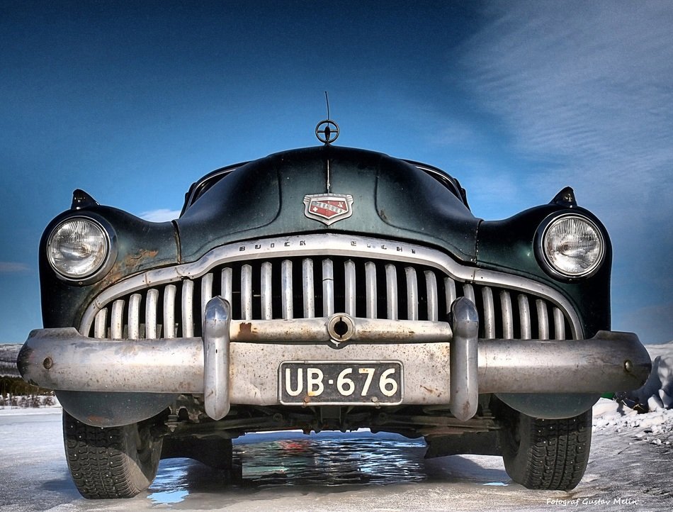 classic car on the street