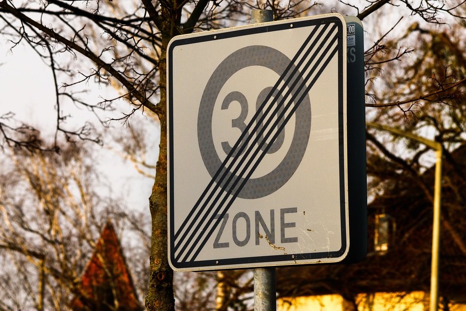 speed limit sign in Kassel