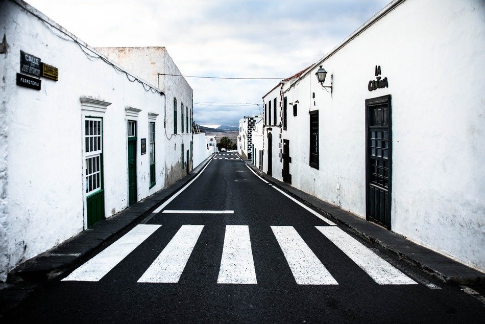 Zebra crossing on Calle Jose Betancort