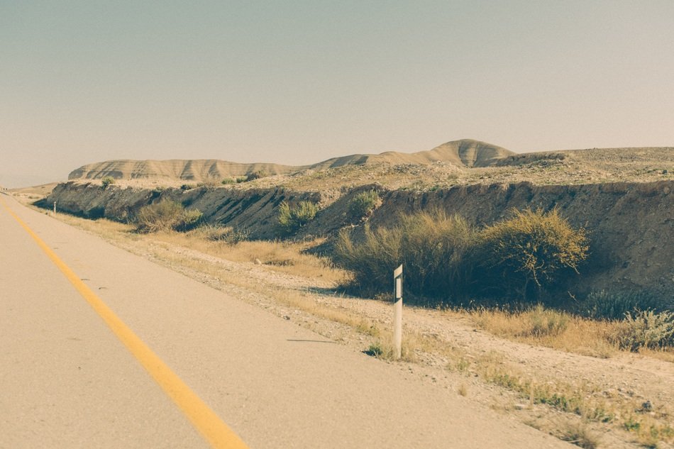 Road in dessert