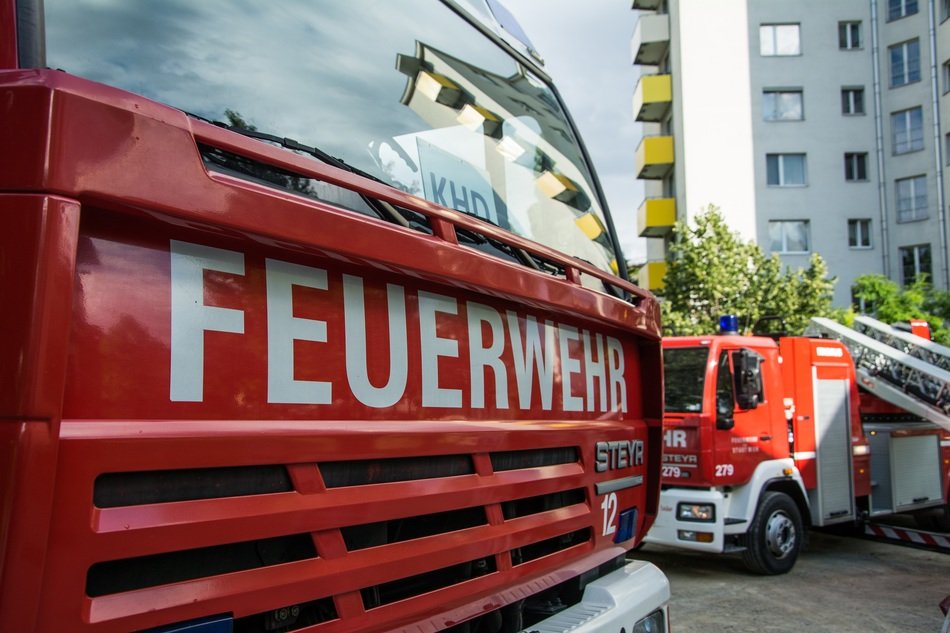 red fire vehicle