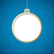 Vector christmas or new year invitation card