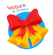 Christmas bells Vector illustration