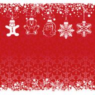 Christmas decoration frame N187