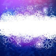 Blue magic sky with snow tape