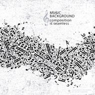 Vector light dotted seamless music background