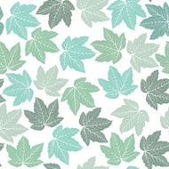 Seamless Maple Pattern N2