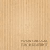 Cardboard grunge paper texture background Vector