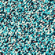 Seamless triangular background in turquoise-blue palette