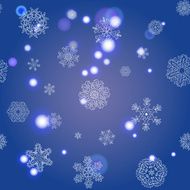 Snowflakes Winter seamless texture endless pattern N3